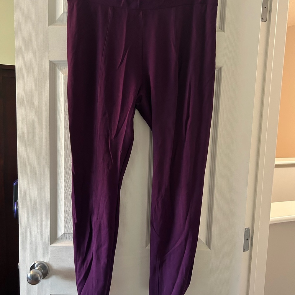 Ricki's Skinny Leg Pull On Deep Purple Pant size XL
